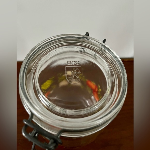 Vintage Arc France “Spice of Life” Canister and Glass Cup Set - Picture 6 of 16